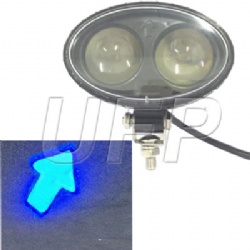 DC12V-80V Blue Arrow Forklift Strobe Lamp